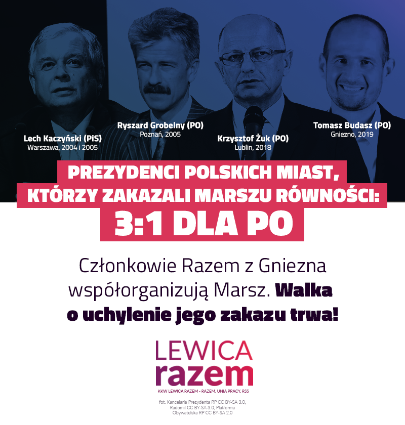 Dziś rozprawa w sprawie uchylenia decyzji o zakazie Marsz Równości w Gnieźnie. W