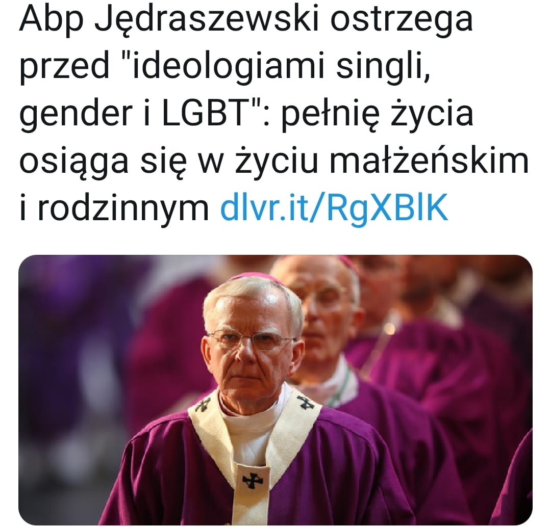 Abp Jędraszewski atakuje już nie tylko LGTB i gender. Kolejna jego obsesja to &q