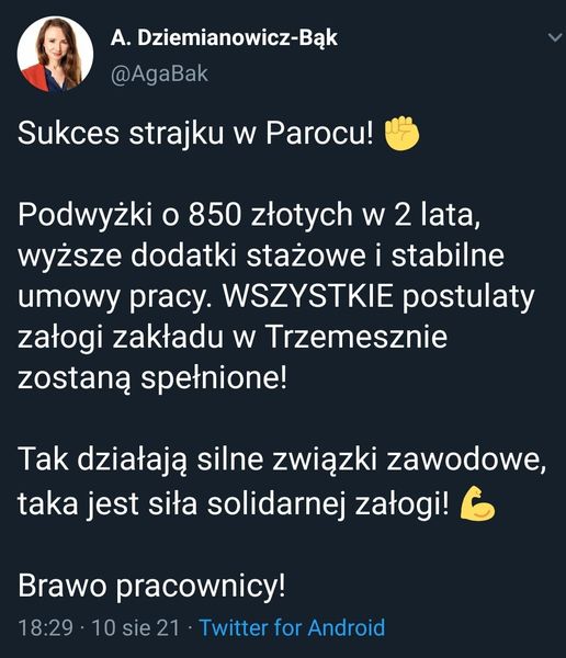 Mamy to! Sukces strajku pracowników Paroc Polska w Trzemesznie!