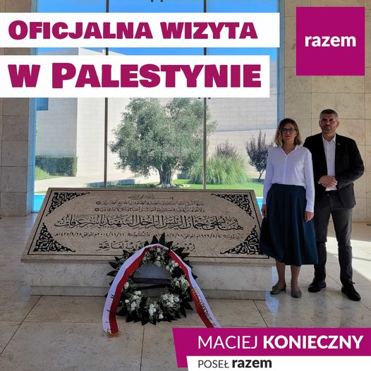 Razem z Magdalena Biejat i sześcioma innymi posłami i posłankami z Polsko-Palest